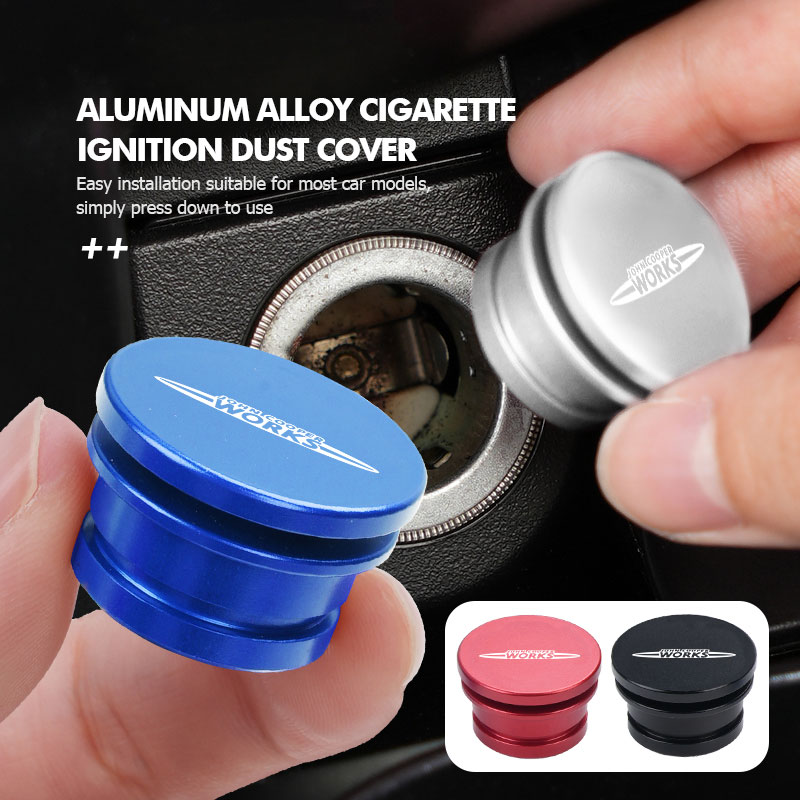 Vape Decoration - โลหะรถบุหรี่ไฟแช็กฝาครอบฝุ่นตกแต่งสําหรับ MINI Cooper S R50 R52