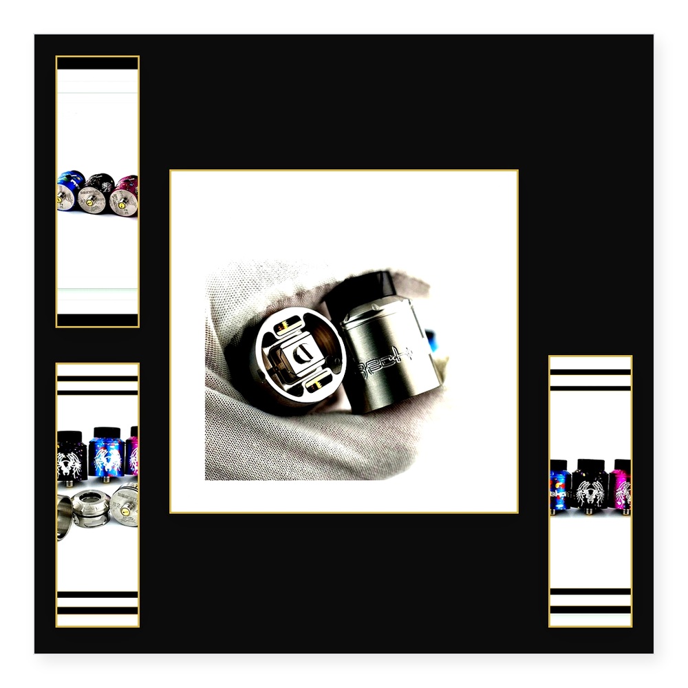 Vape Coil Replacement - Wolfcoolvape Reckoning RDA 25mm - ดีไซน์ตาข่ายและคอยล์เดี่ยวอเนกประสงค์