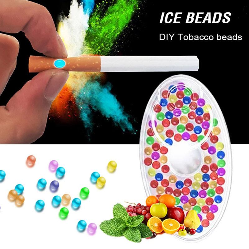 Smoking & Vaping Accessories - 100 ชิ้น แคปซูลกลิ่นผลไม้สด กลิ่นมิ้นต์ ลูกปัดระเบิดกลิ่นมิ้นต์ สำหรับบุหรี่