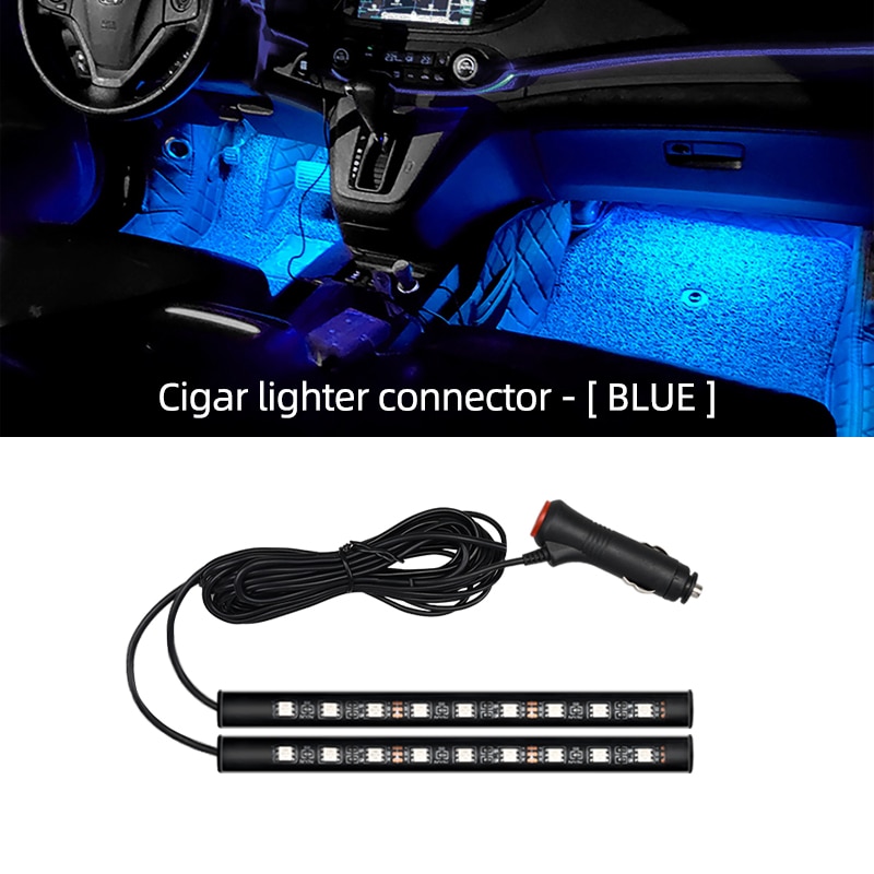 Vape Decoration - ไฟนีออนติดเท้า LED สำหรับตกแต่งภายในรถไฟแบ็คไลท์สำหรับจุดบุหรี่ไฟสร้างบรรยากาศแบบ USB อุปกรณ์เสริมสำหรับยานพาหนะ