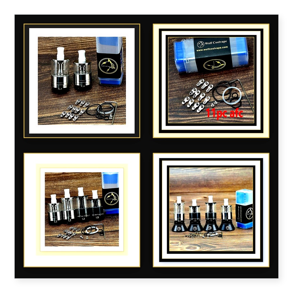Vape Coil Replacement - Dvarw MTL FL RTA อะตอมไมเซอร์แบบประกอบใหม่ได้ขนาด 24