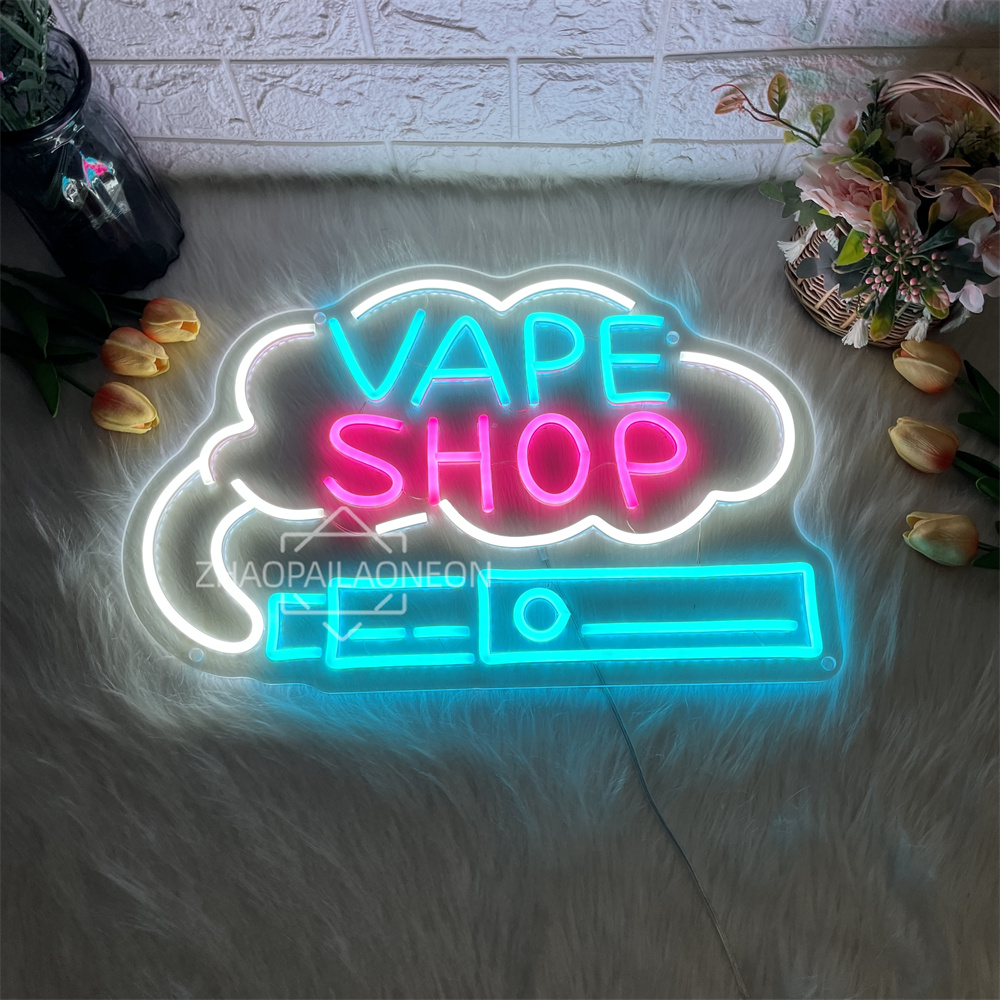 ป้ายไฟนีออน LED ร้านขายบุหรี่ไ - Vaping Shop บทวิจารณ์และราคา