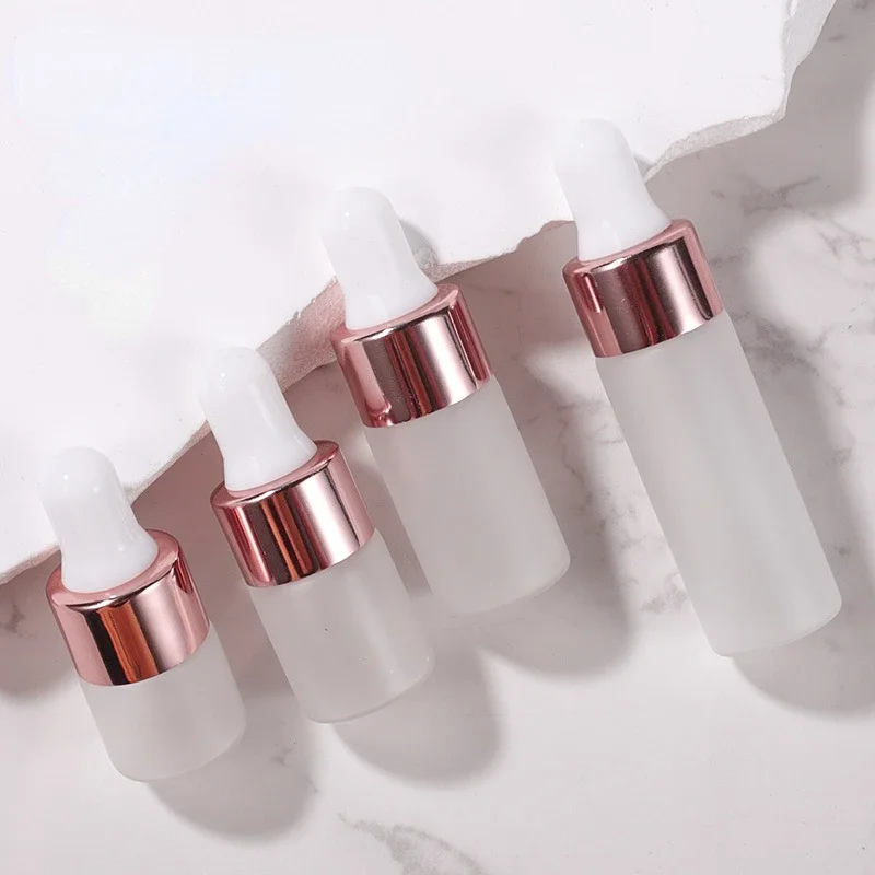 ขวดขวดแก้วฝาปั๊มฝ้ากระจกทองคำส - Juice Bottle Dropper บทวิจารณ์และราคา