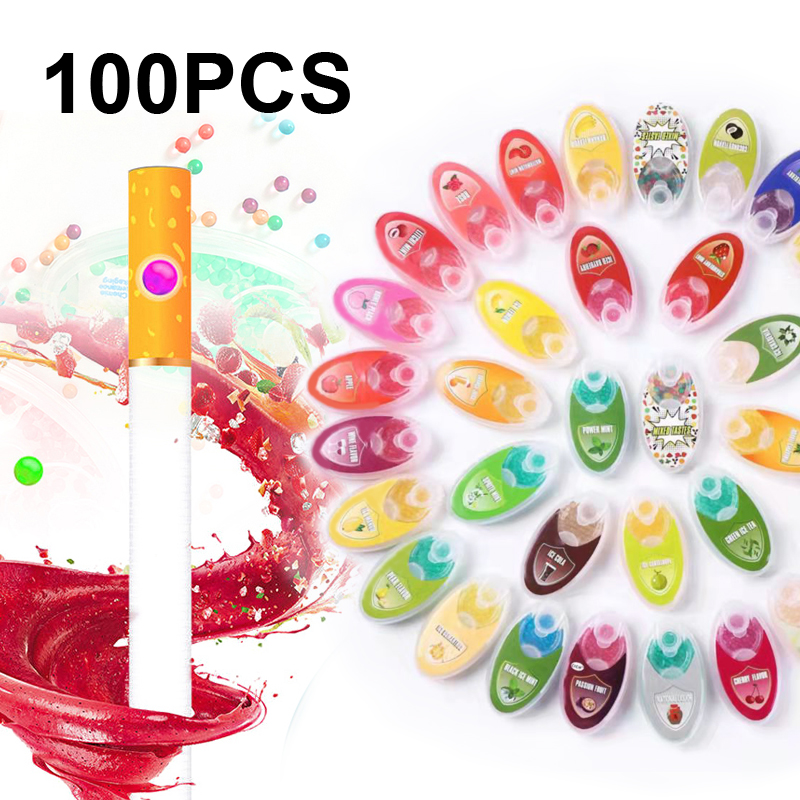100 ชิ้น แคปซูลกลิ่นผลไม้สด กล - Smoking & Vaping Accessories บทวิจารณ์และราคา
