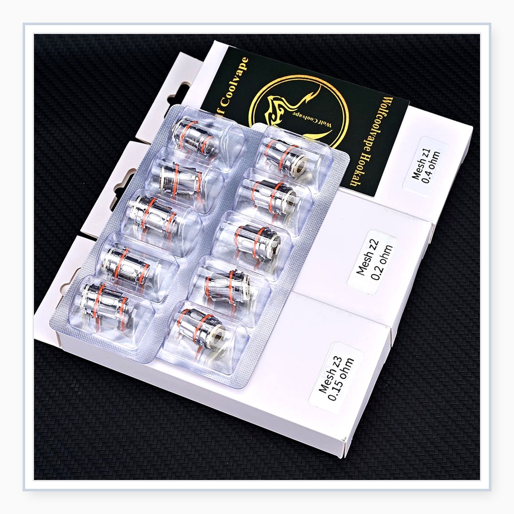 คอยล์เปลี่ยนสำหรับแทงค์ Zeus S - Vape Coil Replacement บทวิจารณ์และราคา