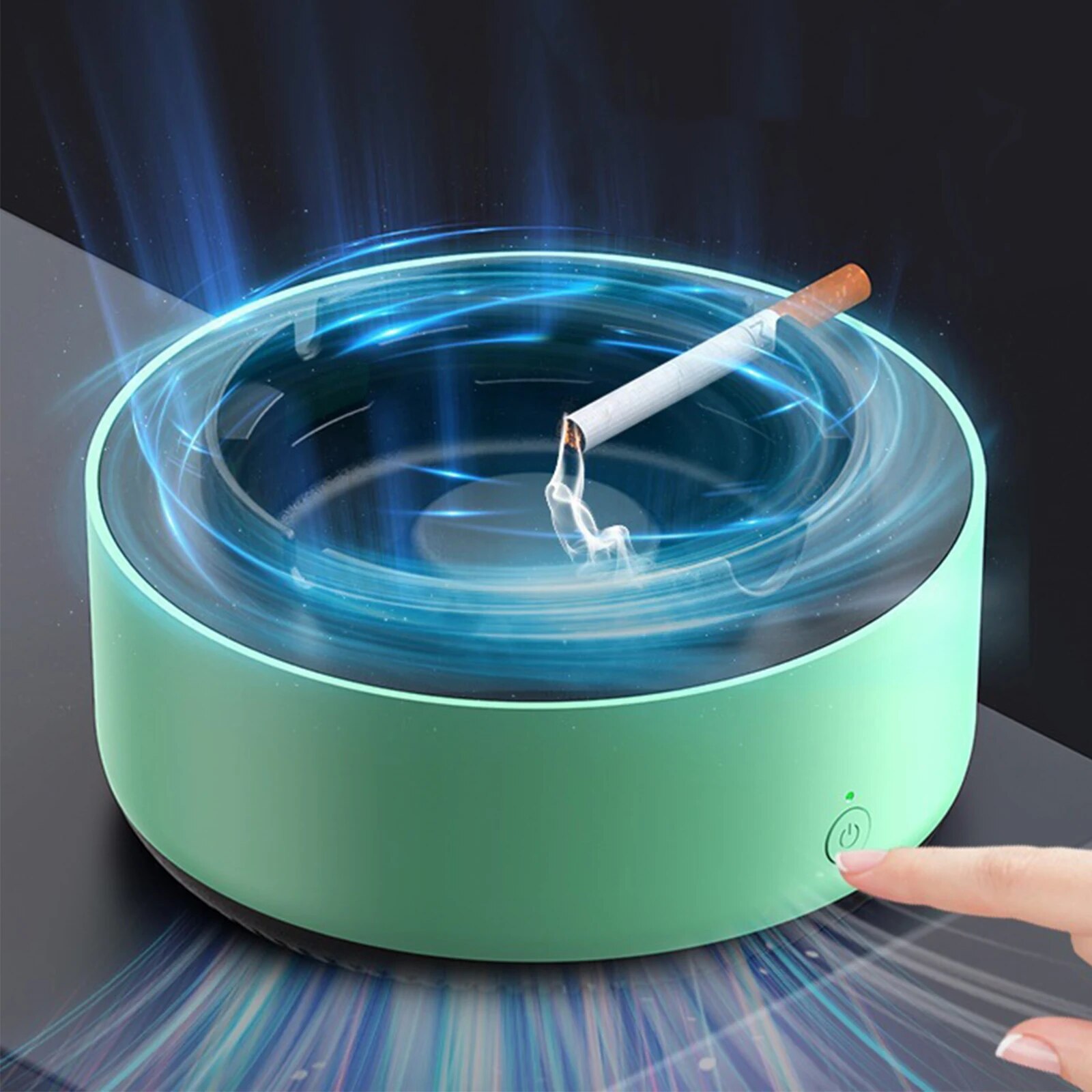 ที่เขี่ยบุหรี่อัจฉริยะเครื่องก - Vape Ring บทวิจารณ์และราคา